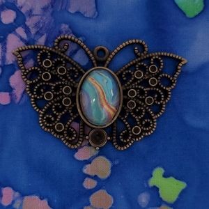 Handmade Butterfly Pendant Necklace